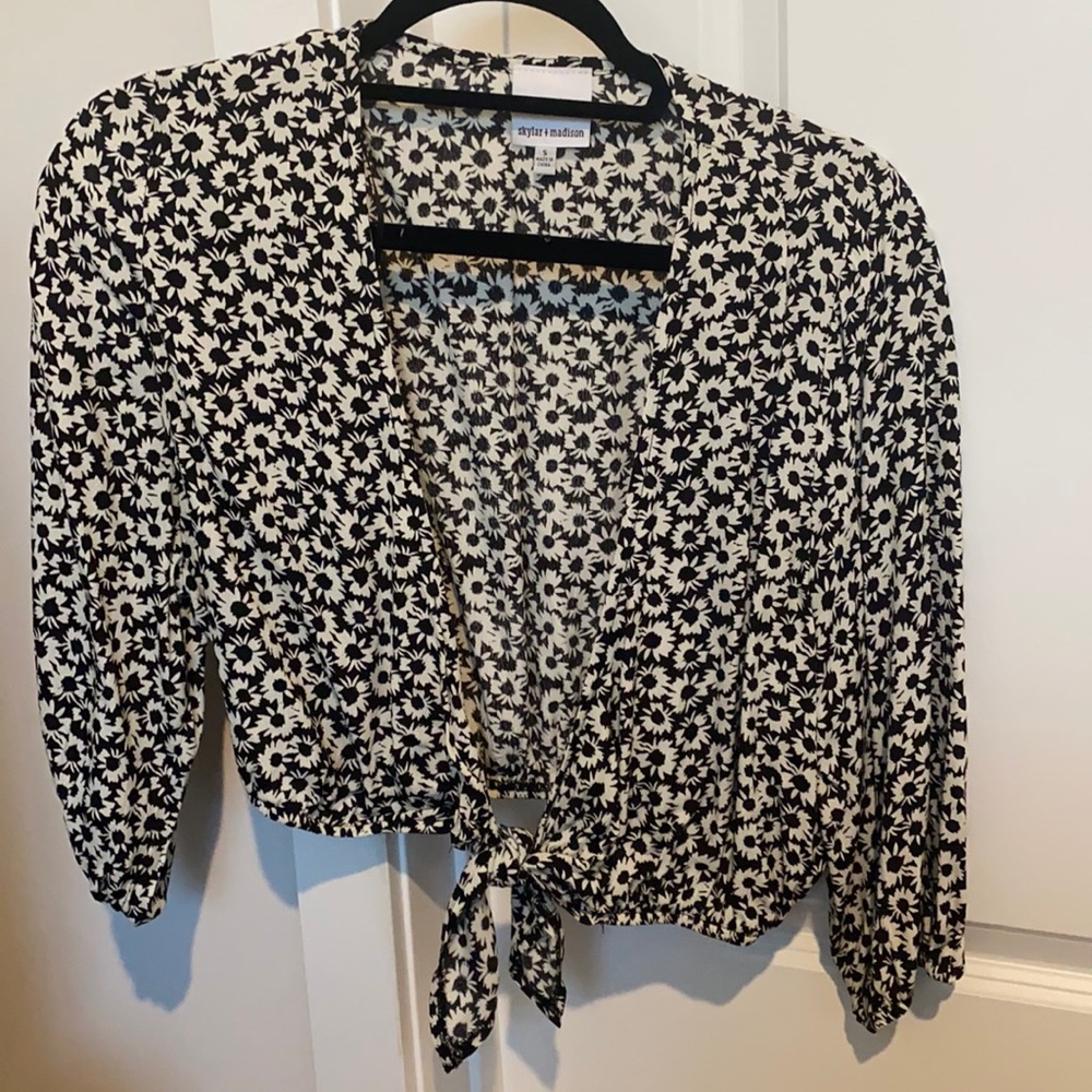 Flowered Skylar and Madison Long sleeve